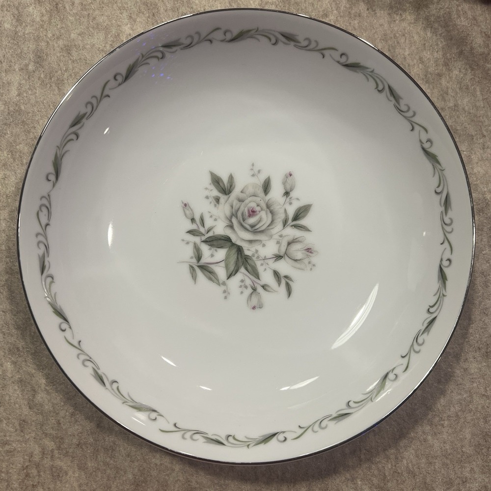 Romance Diamond China 9 1/4" Bowl Vintage 1960's Japan EUC